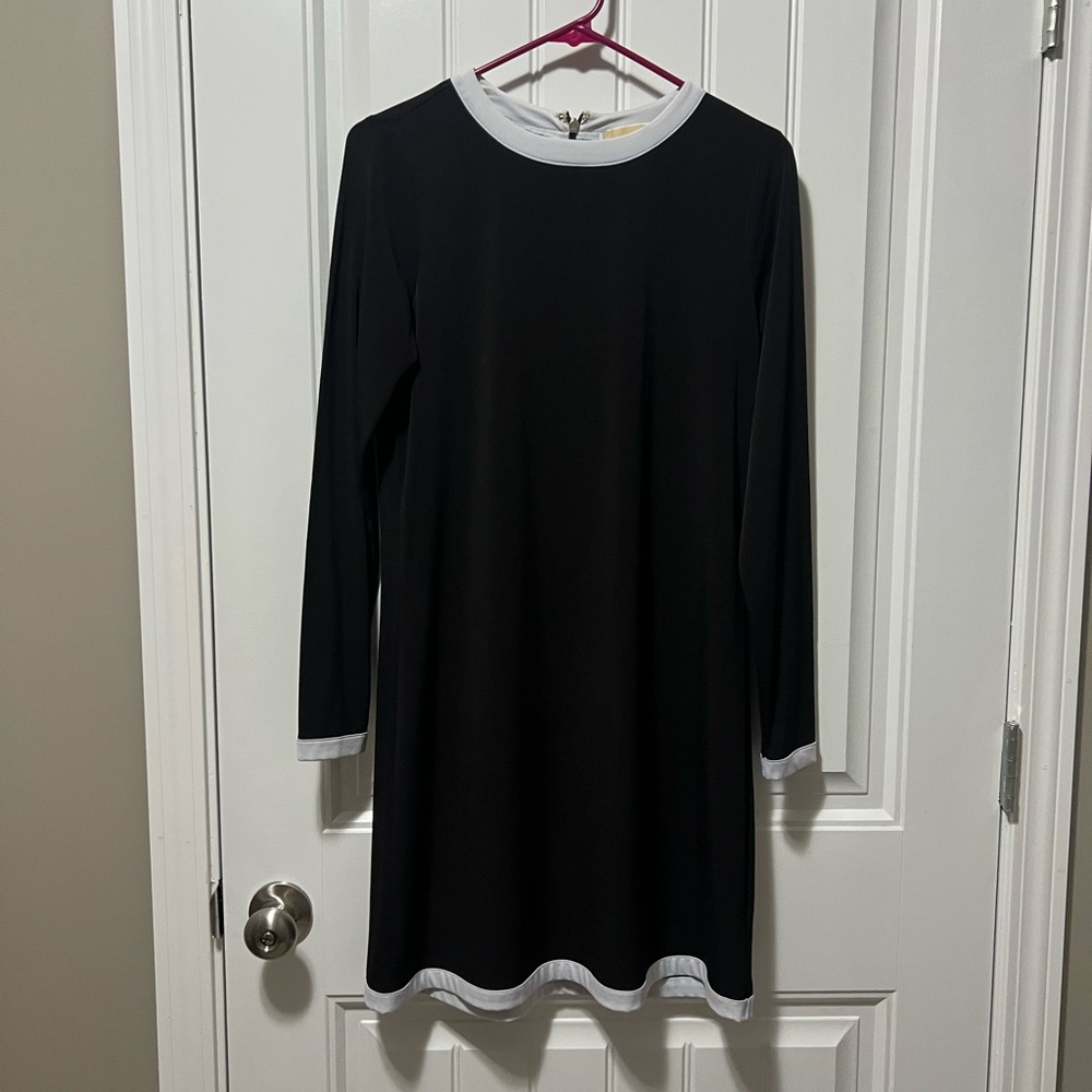 Michael Kors Black with White Trim Dress